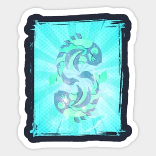 Pisces Zodiac Horoscope Astrological sign 3 Sticker